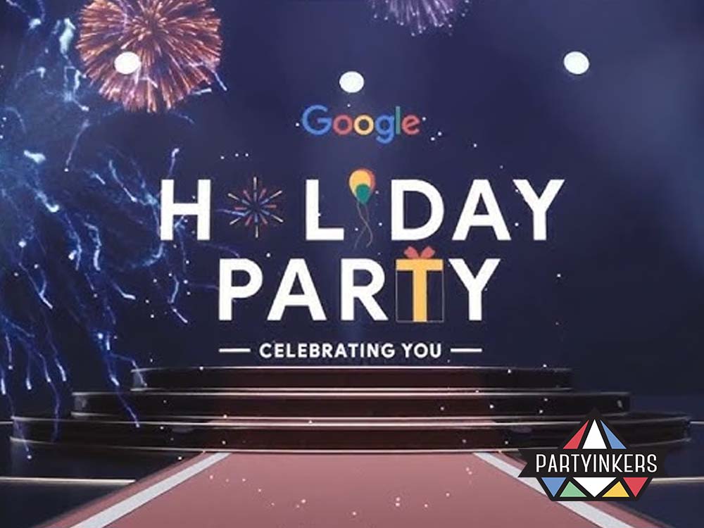 Google’s Holiday Parties that elaborate themes, interactive zones, and immersive experiences.