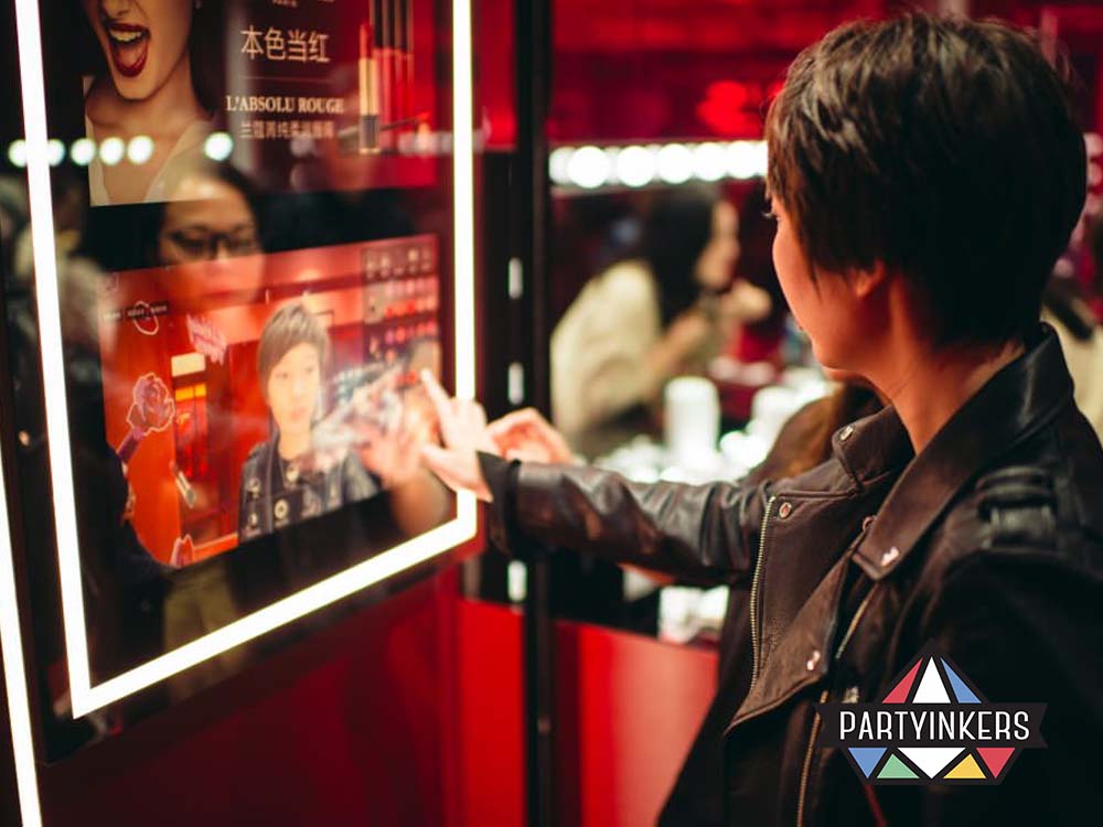 At beauty expos and retail locations, L'Oréal provided AR-powered mirrors where attendees could virtually try on makeup products, such as lipsticks and eyeshadows, before making a purchase